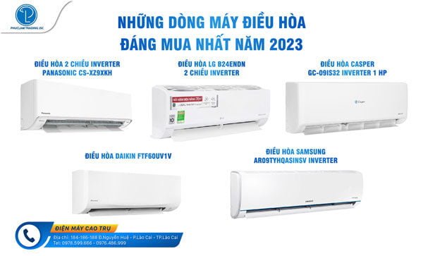 Những dòng máy điều hòa đáng mua nhất 2023