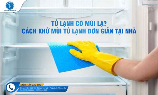 tủ lạnh có mùi lạ nguyên nhân và cách khắc phục